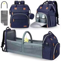 Multifunkciós Daddy Backpack Hátizsák Kék - Dad’s Backpacks
