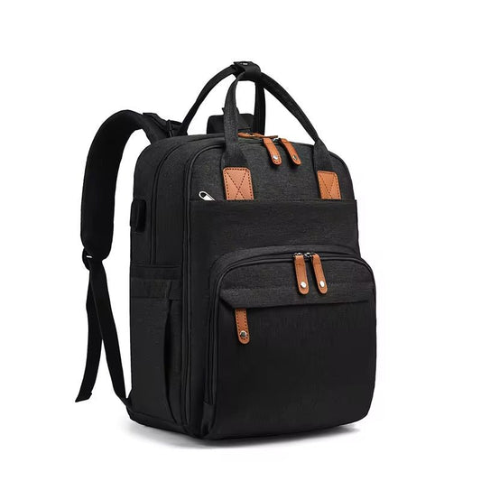 Multifunkciós Daddy Backpack Hátizsák Fekete - Dad’s Backpacks
